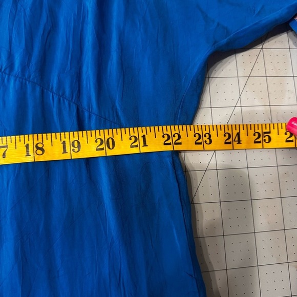 Johnny Was Size P/L Blue Vanessa Blue Floral Embroidered Tunic Blouse - Picture 11 of 14